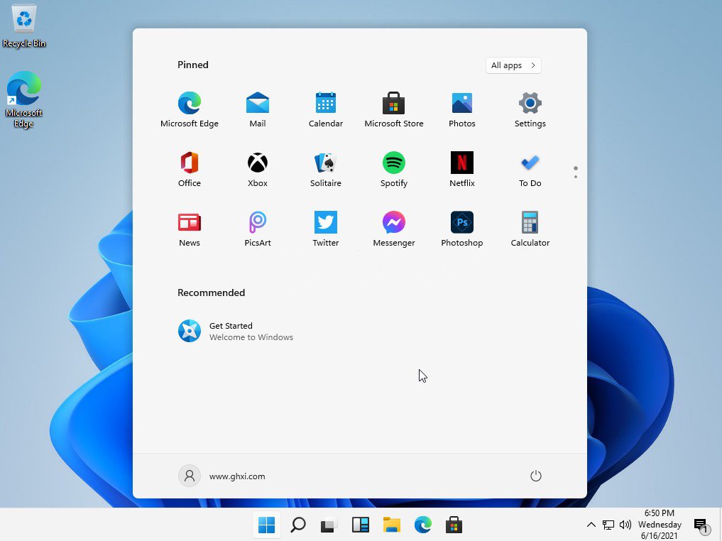 Windows11 v21996.1.210529 泄露版