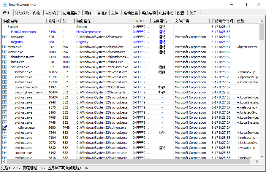 反病毒工具 PCHunter v1.5.7